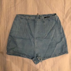 BDG High-waisted Denim Stretch Shorts